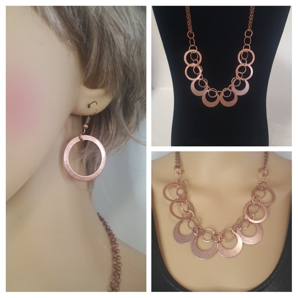 Orbit Copper Necklace 